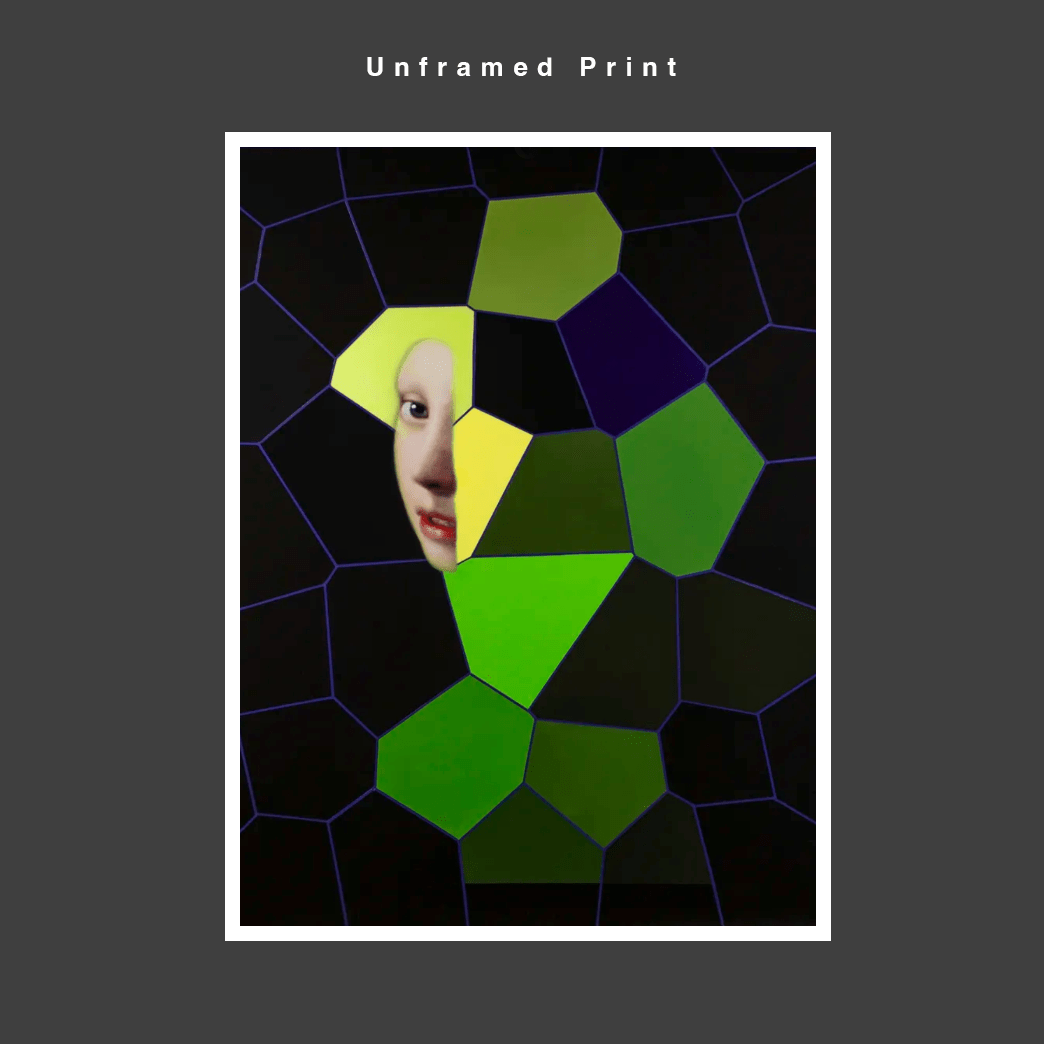 Abstract fine art prints by award winning artist, 'Girl', by Marcus Callum artistFine Art Print: "Girl"